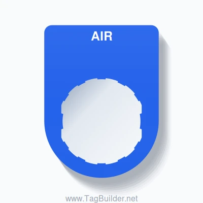 22mm Ring Tag – AIR, Single-Line Slim, Schneider Electric Compatible ...